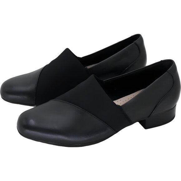Clarks Juliet Gem Women's Slip-On Flats Black Comfort Work Shoe US 9.5M EU 41 - Picture 2 of 6
